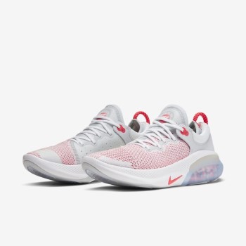 Nike Joyride Run Flyknit - Férfi Futócipő - Platina/Fehér/Piros